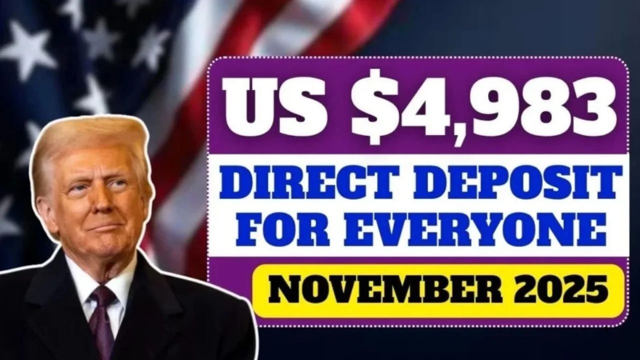 IRS $4,983 Direct Deposit November 2025: Who Qualifies and When to Expect It